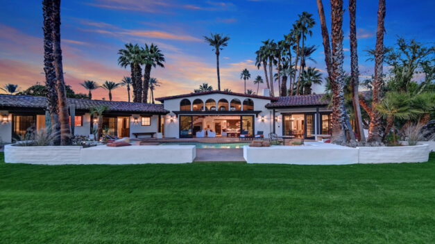 BACK OF HOUSE DUSK RS